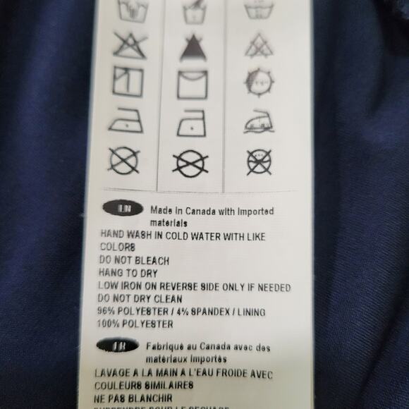 Joseph Ribkoff Pleated Cuff Sheath Dress in Midknight Blue Size 16 - Picture 5 of 7